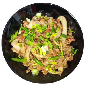 Смажений рис з морепродуктами